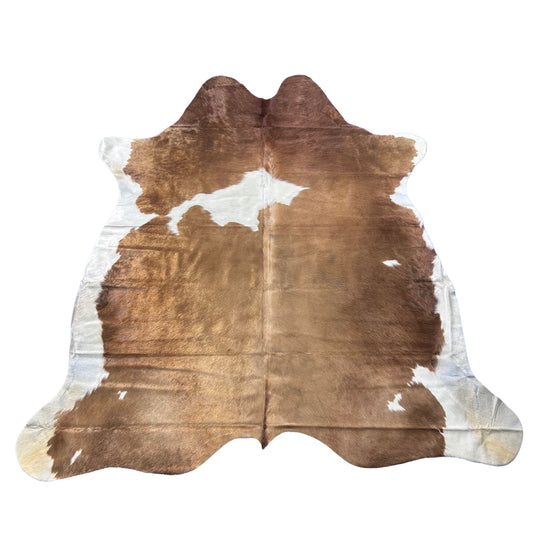 Hereford Cowhide Rug Size: 7x7 feet Colombia # 27