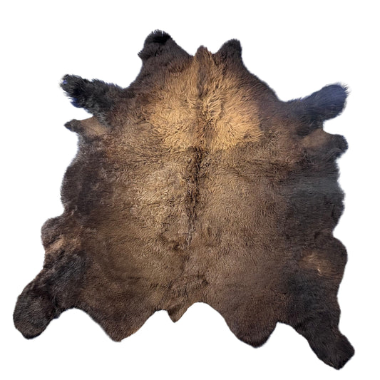 Bison Skin Rug Size: 8x7.5 feet # 14