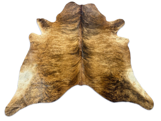 Brindle Cowhide Rug Size: 6x6 feet C-1720