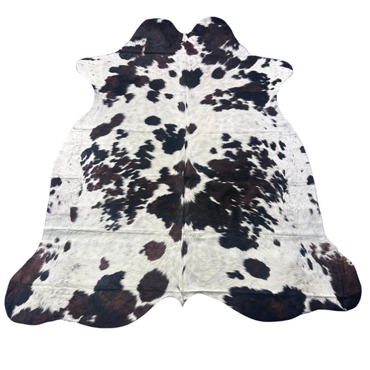 Tricolor Cowhide Rug Size: 8x7 feet Colombia # 8