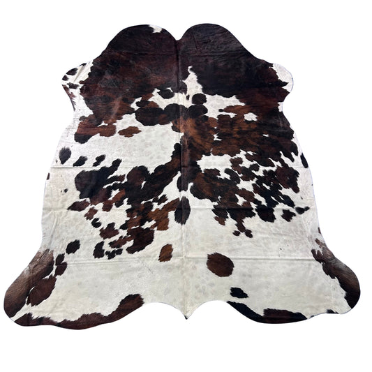 Tricolor Cowhide Rug (43.25 sq ft) Size: 8x6.5 feet Colombia-85
