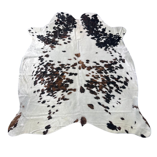 Huge Tricolor Cowhide Rug (51 sq ft) Size: 8x7 feet Colombia-11