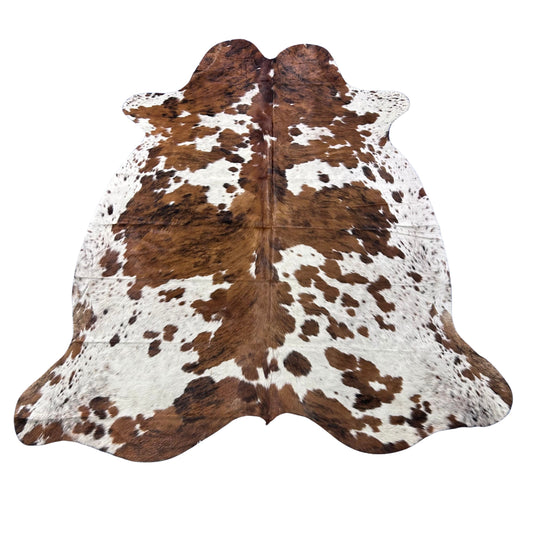 Tricolor Cowhide Rug (37 sq ft) Size: 7.5x6.5 feet Colombia-113