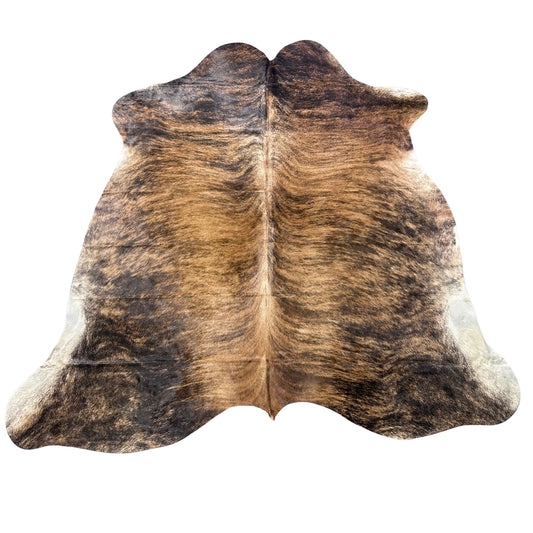 Brindle Cowhide Rug (39.5 sq ft) Size: 7x7 feet Colombia-57