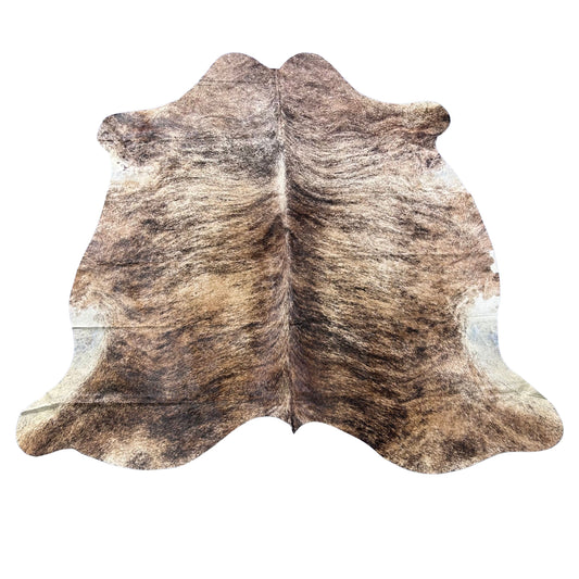 Brindle Cowhide Rug (38 sq ft) Size: 7x6.7 feet Colombia-23