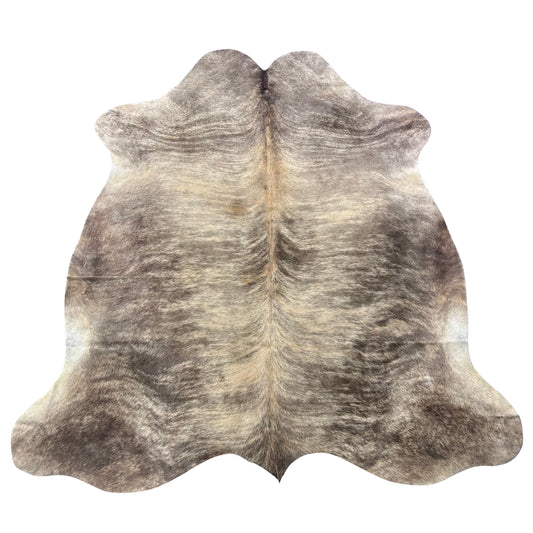 Beige Brindle Cowhide Rug (30.50 sq ft) Size: 6x6 feet Colombia-232A
