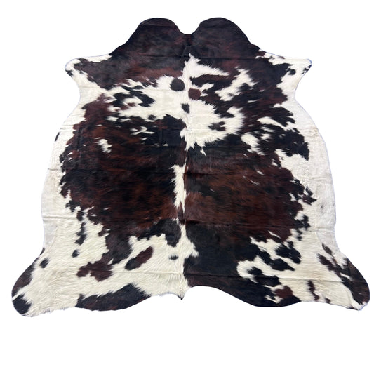 Tricolor Cowhide Rug Size: 7.2x6.5 feet Colombia-253
