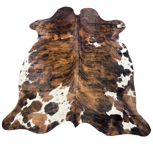 Tricolor Cowhide Rug Size: 7.7x6.5 feet Colombia-262