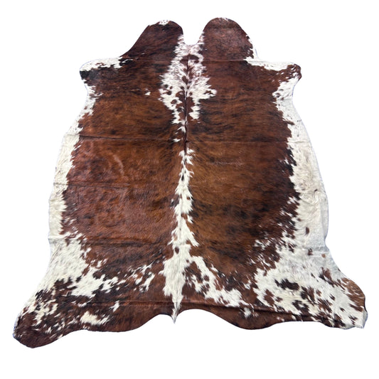 Tricolor Cowhide Rug Size: 7.2x6 feet Colombia-63