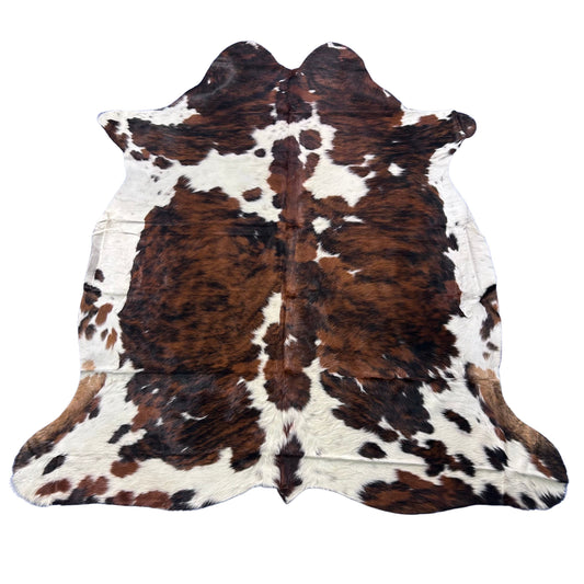 Tricolor Cowhide Rug Size: 8x6.7 feet Colombia-68