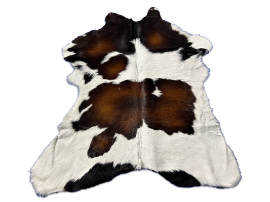 Tricolor Calf Skin Rug Size: 40x37" D-344