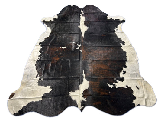 Tricolor Cowhide Rug D-373
