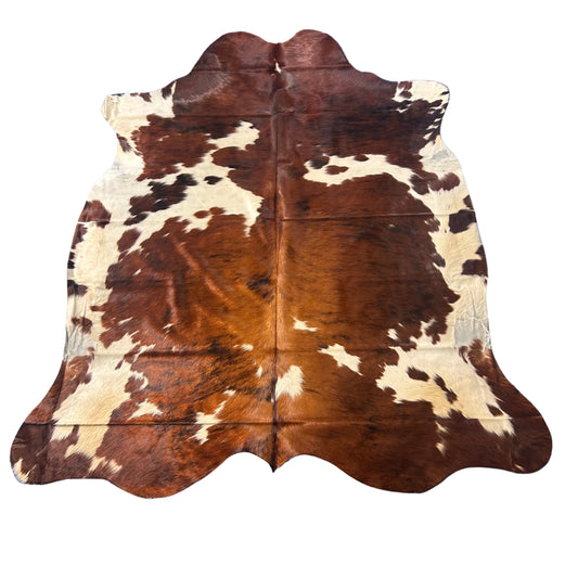 Tricolor Cowhide Rug D-492