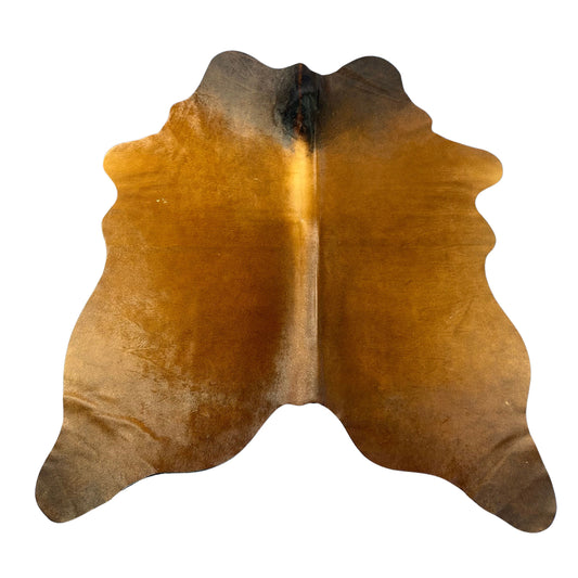 Solid Reddish Cowhide Rug Size: 5x5 feet D-687