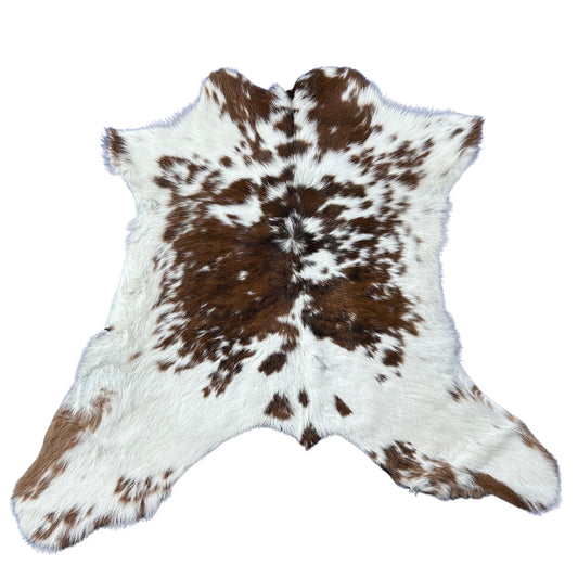 Speckled Tricolor Calf Skin Size: 36x39" D-864
