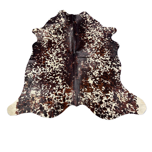 Apaloosa Tricolor Cowhide Rug Size: 6x6.2 feet D-945