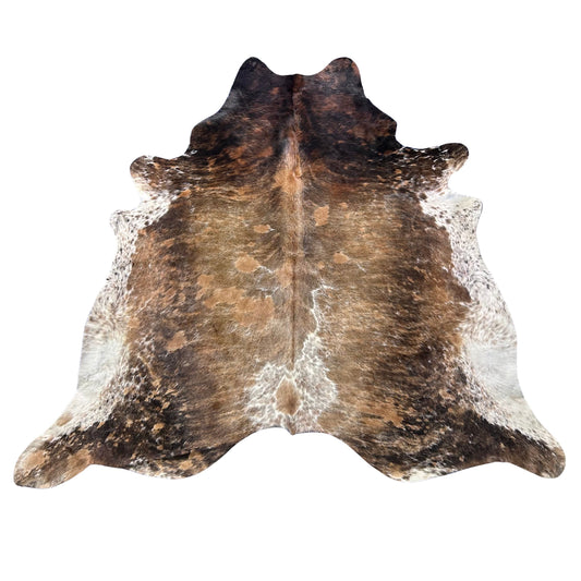 Tricolor Cowhide Rug (HUGE!) Size: 8x8 feet J-065