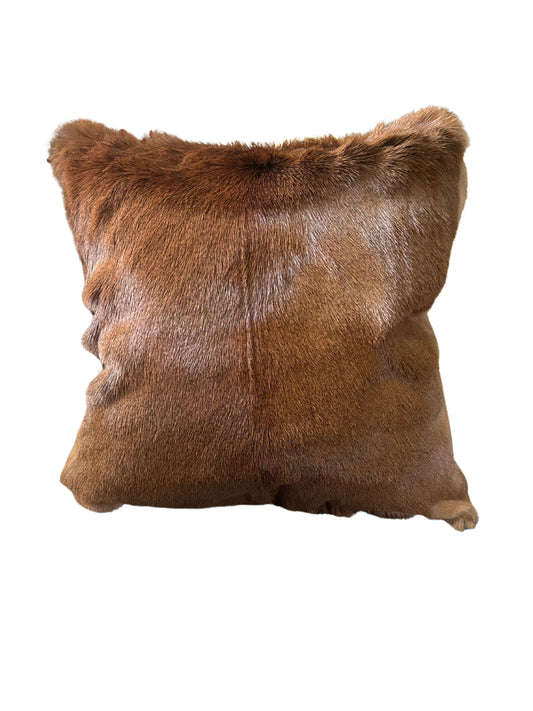 17X17” Impala Skin Pillow Case (suede backing)