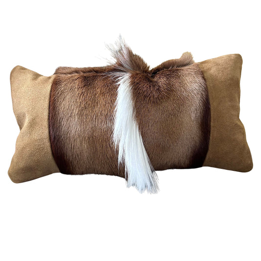 17X10” Springbok Beige Pillow Case Suede