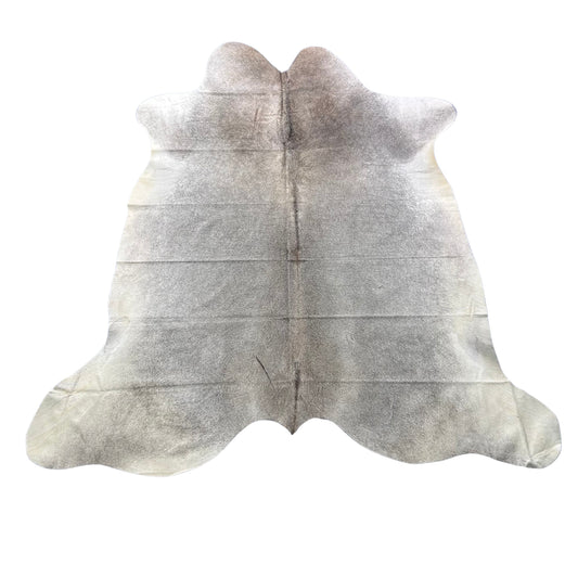 Natural Grey Cowhide Rug Size: 7x7 feet X-006