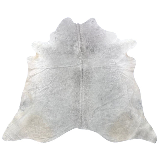 Natural Grey Cowhide Rug Size: 7.5x7 feet Y-066
