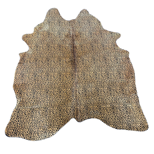 Cheetah Print Cowhide Rug Size: 6.7x5.5 feet Z-106