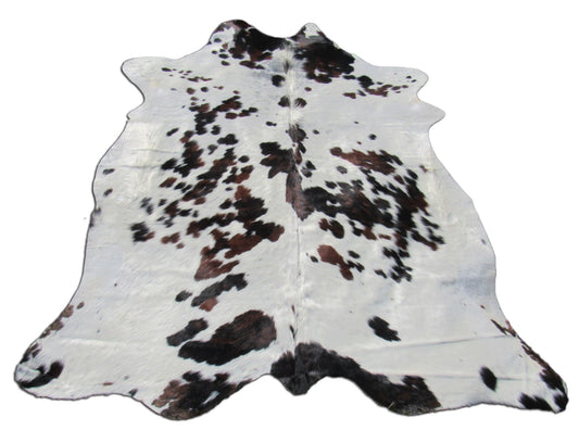 Speckled Cowhide Rug Size: 7' X 6 3/4' Brown/White Cowhide Rug B-002