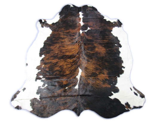Giant Tricolor Cowhide Rug Size: 8.7x7 feet C-1740