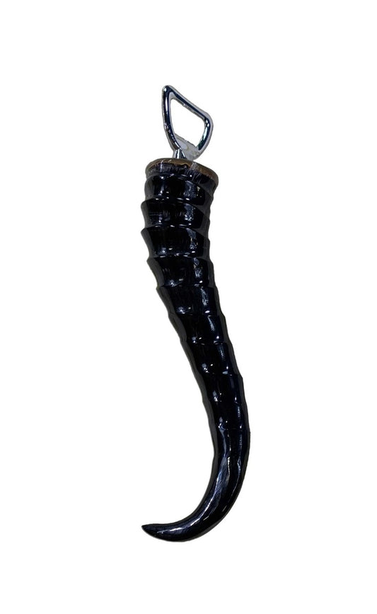 Springbok Horn Bottle Opener Average Size: 9 inches long