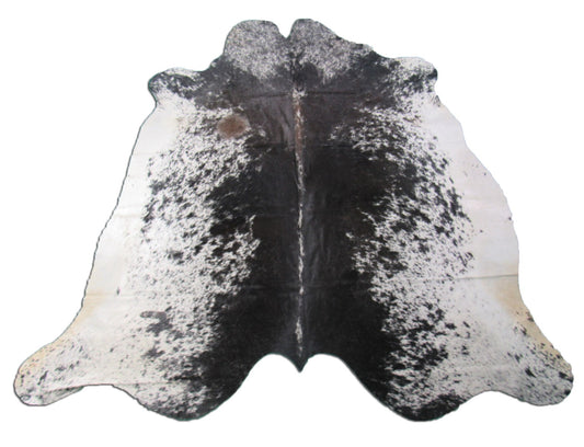 Black & White Cowhide Rug (patches) Size: 7x6.7 feet M-1400