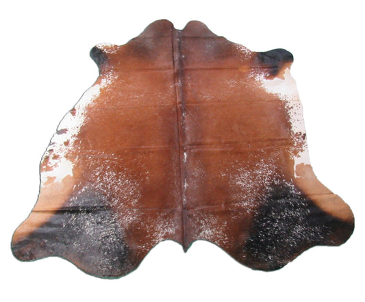 Speckled Reddish Cowhide Rug (1 stitch) Size: 6.5x6 feet M-1405