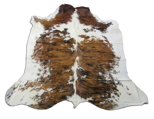 Speckled Tricolor Cowhide Rug M-1555