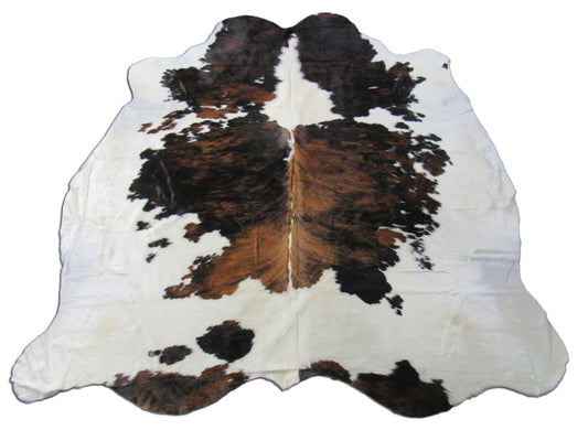 Speckled Tricolor Cowhide Rug M-1562