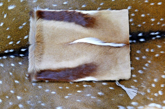 Housse de coussin en peau de Springbok - Dimensions : 12"x16"
