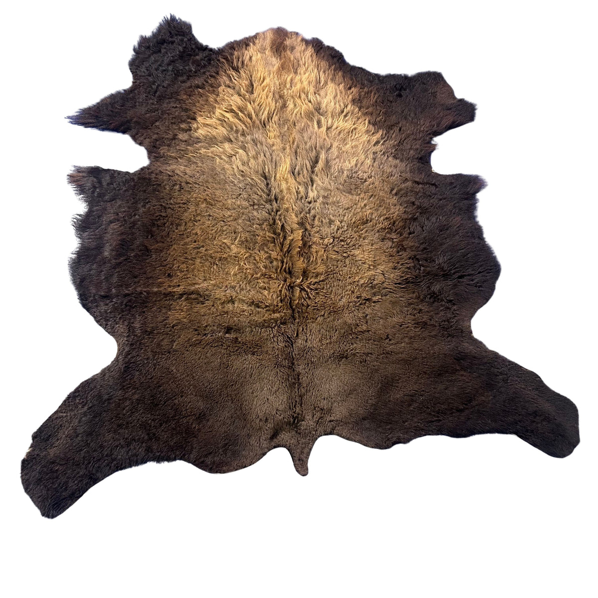 Bison Skin (NICE MANE! Super long fur around the neck Size: 7x6.5 feet # 102