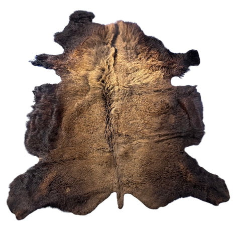 Bison Skin Rug (huge and awesome fur!) Size: 8x7 feet #23