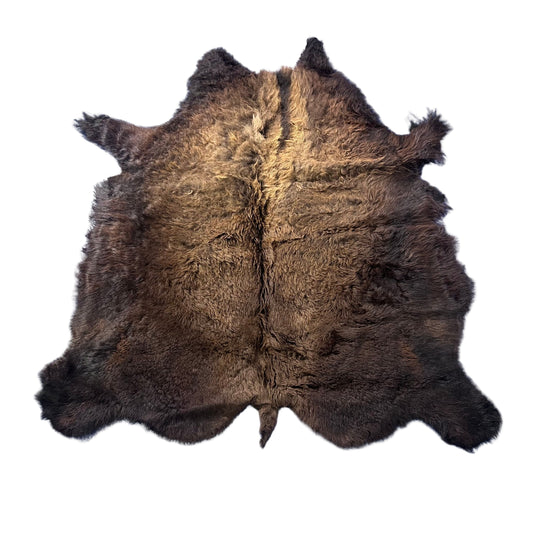 Bison Skin Rug (awesome fur!) Size: 7x7 feet #24