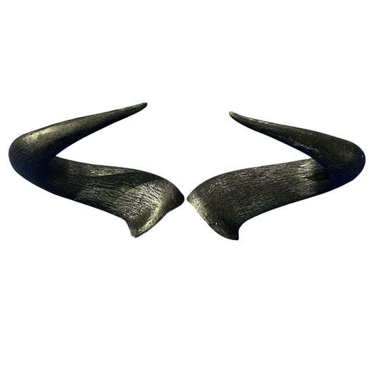 Wildebeest Horns 2 Antelope Horns - Real Horn Antler Arts and Crafts - Real Antler, Real Horn, Animal Horn, Deer Horn Average Size 10"