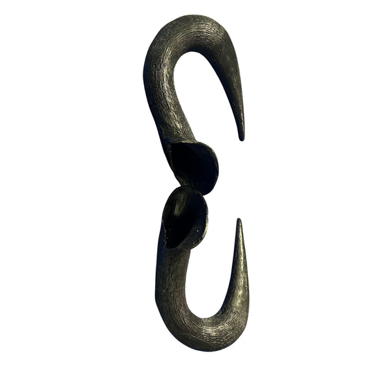 Wildebeest Horns 2 Antelope Horns - Real Horn Antler Arts and Crafts - Real Antler, Real Horn, Animal Horn, Deer Horn Average Size 10"