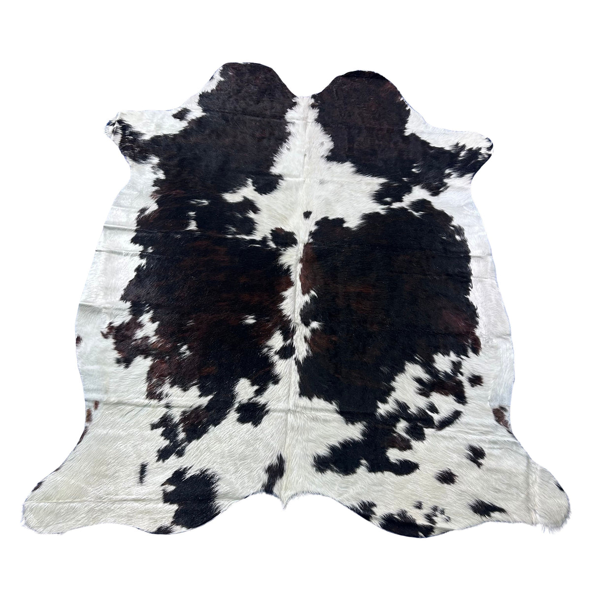 Tricolor Cowhide Rug (35 sq ft) Size: 7x6 feet Colombia-116