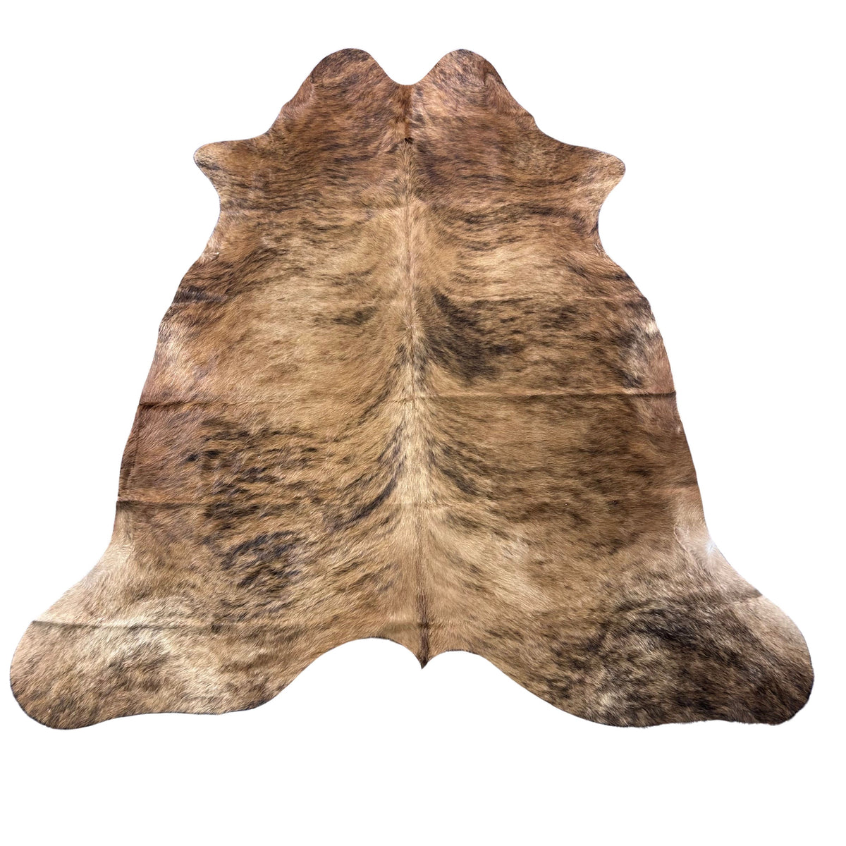Medium Brindle Cowhide Rug (32.75 sq ft) Size: 7x6.5 feet Colombia-34