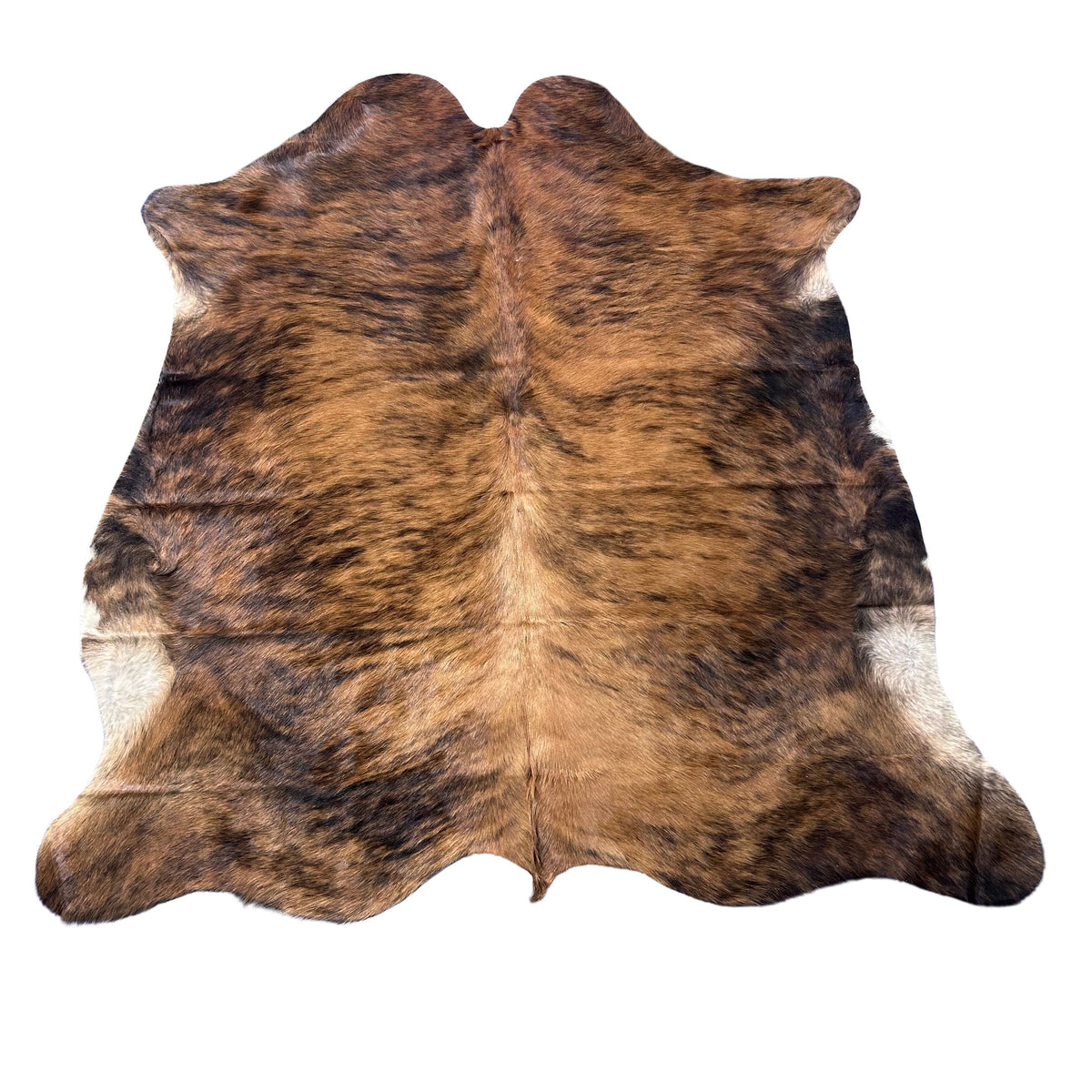 Medium Brindle Cowhide Rug (36.25 sq ft) Size: 7x6 feet Colombia-45