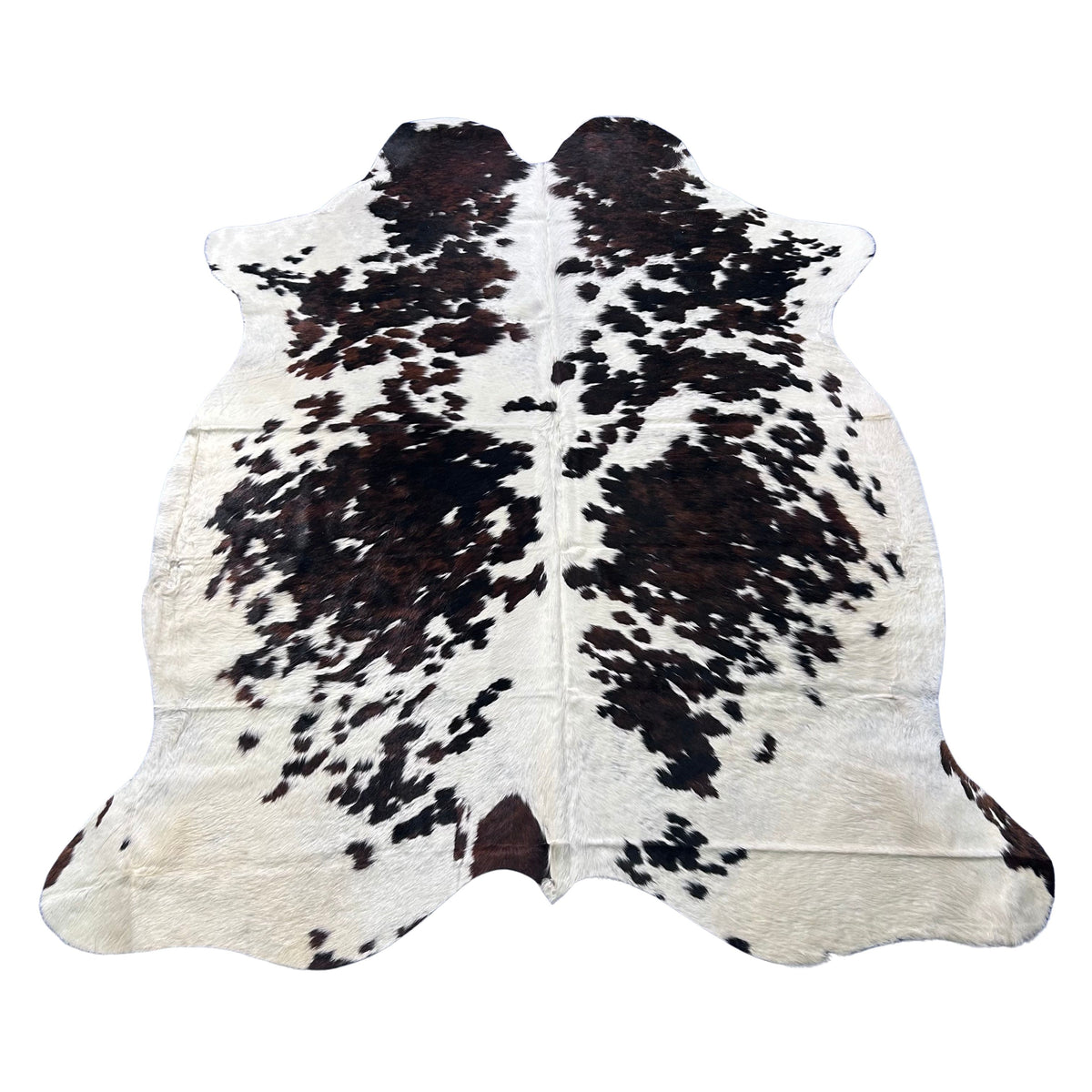 Tricolor Cowhide Rug (40.75 sq ft) Size: 7.2x6.5 feet Colombia-143