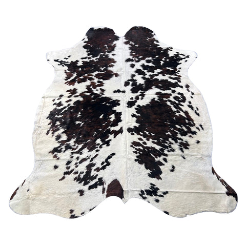 Tricolor Cowhide Rug (40.75 sq ft) Size: 7.2x6.5 feet Colombia-143