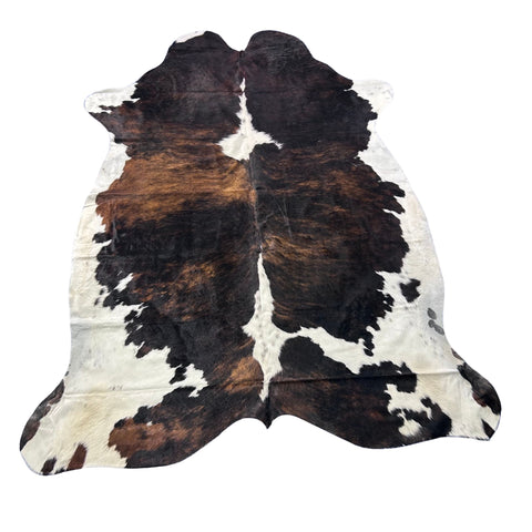 Tricolor Cowhide Rug (43.5 sq ft) Size: 8x6.5 feet Colombia-300