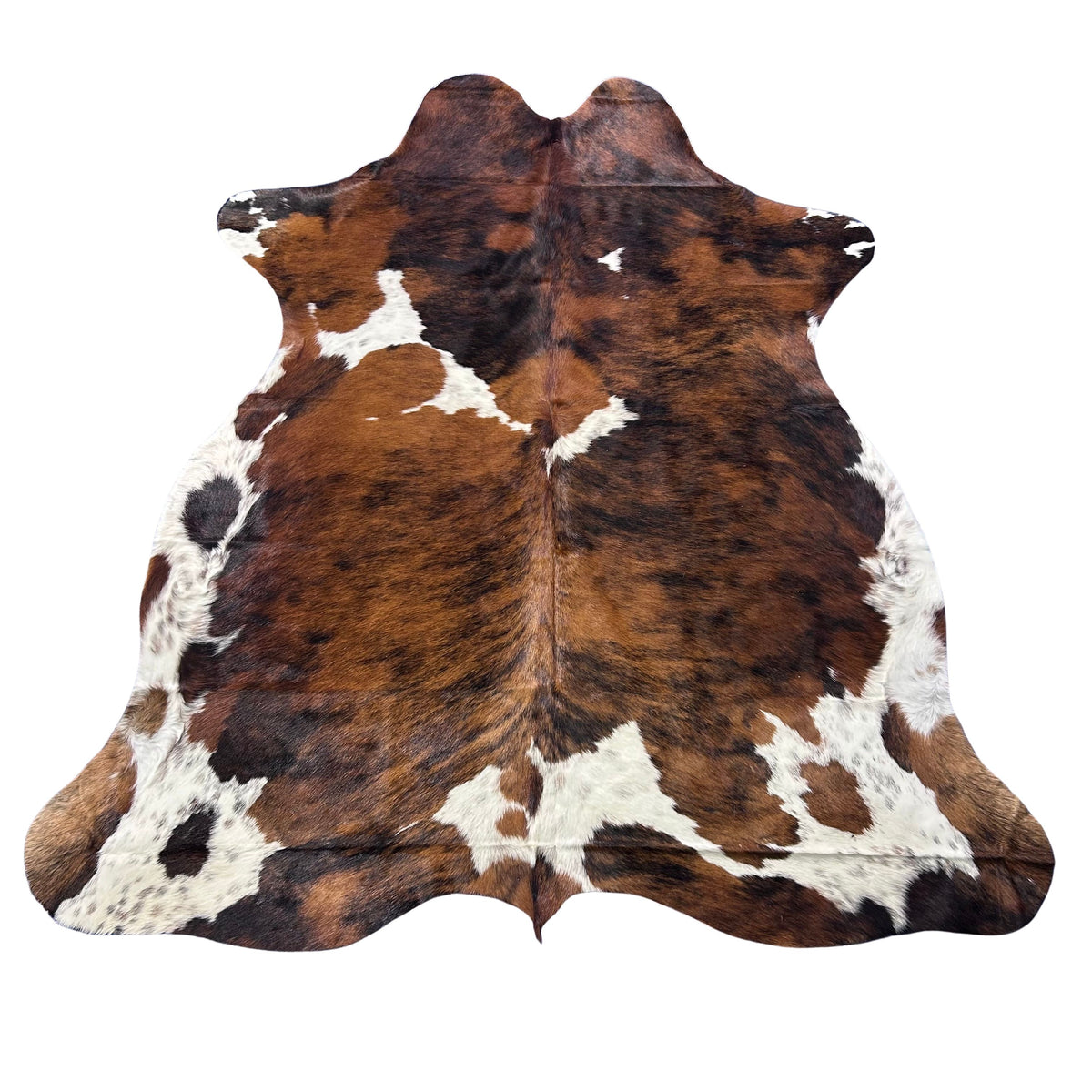Tricolor Cowhide Rug (34.5 sq ft) Size: 7x6 feet Colombia-301