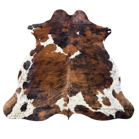Tricolor Cowhide Rug (34.5 sq ft) Size: 7x6 feet Colombia-301