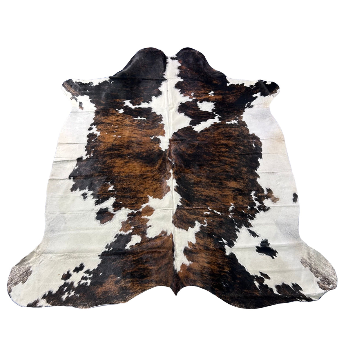 Tricolor Cowhide Rug (42 sq ft) Size: 7.2x7 feet Colombia-178