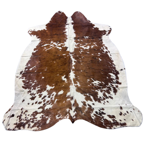 Tricolor Cowhide Rug (37.25 sq ft) Size: 7x6.2 feet Colombia-220