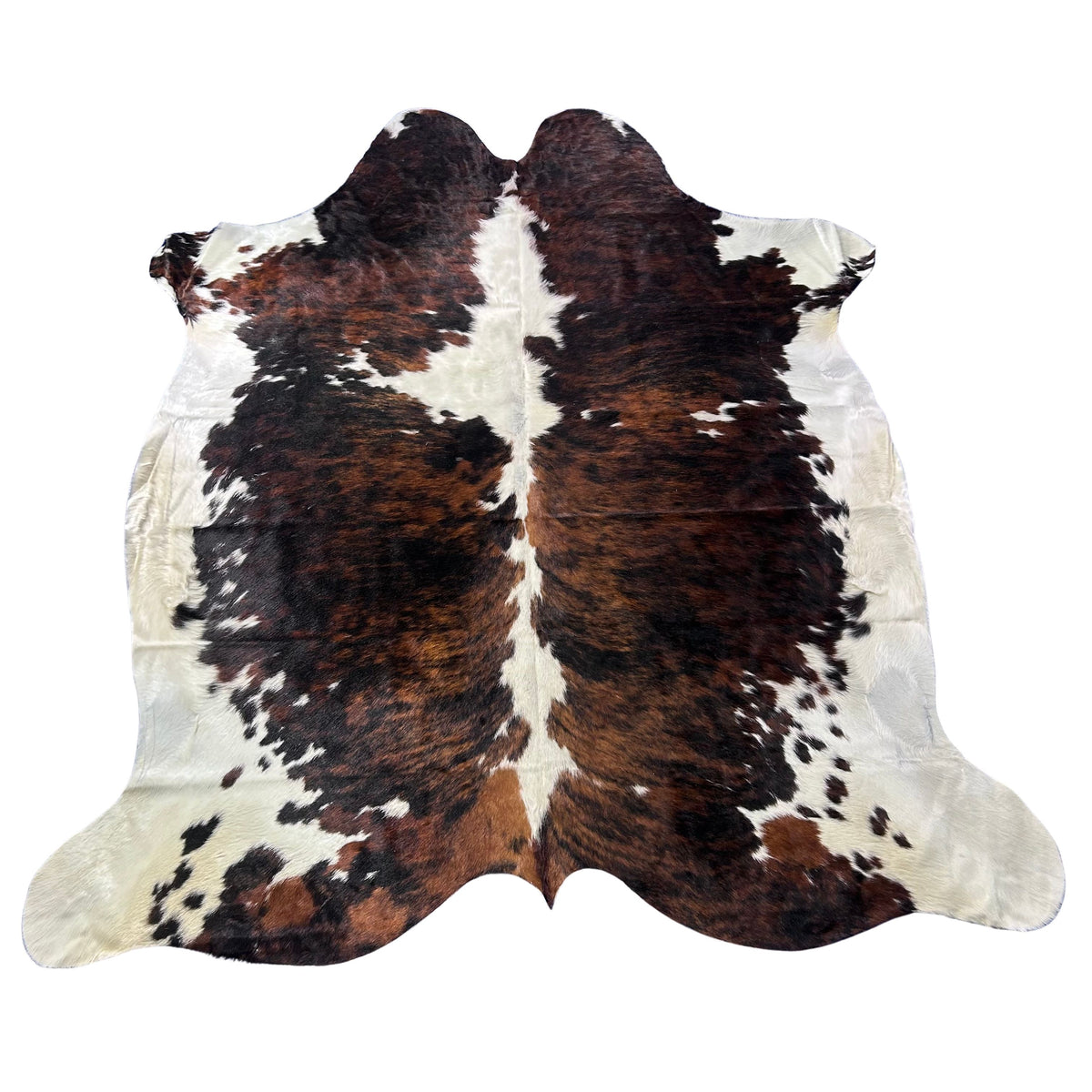 Tricolor Cowhide Rug (42.5 sq ft) Size: 8x7 feet Colombia-278